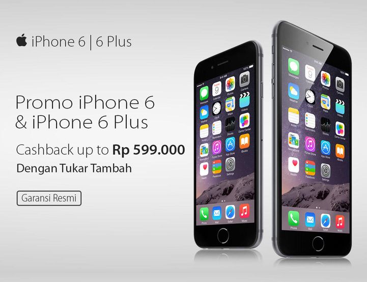 Laku6.com - iPhone 6 & iPhone 6 Plus TRADE IN Promo 