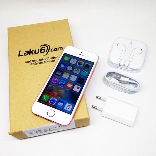 Jual Apple iPhone SE 16gb Rose Gold Bekas