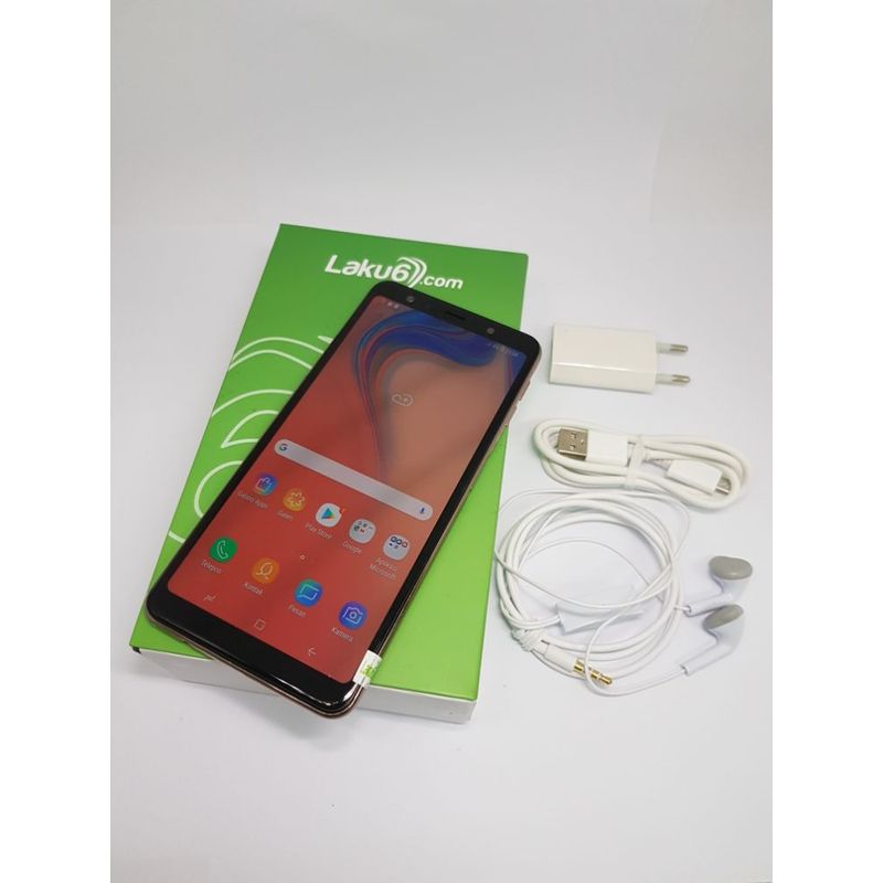 Jual Samsung Galaxy A7 (2018) 64gb Gold Bekas