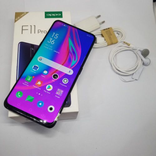 Jual Oppo F11 Pro 64gb Thunder Black Bekas