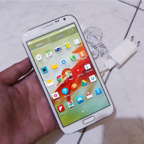 Jual Samsung Galaxy Note 2 16gb Marble White Bekas