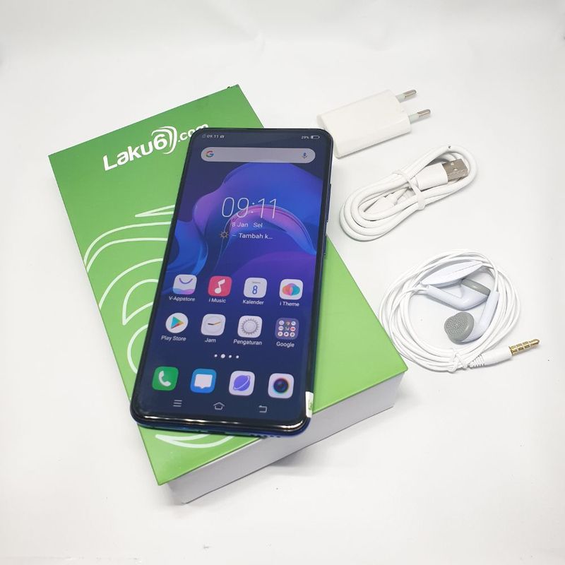Jual Vivo V15 Pro 128gb Topaz Blue Bekas
