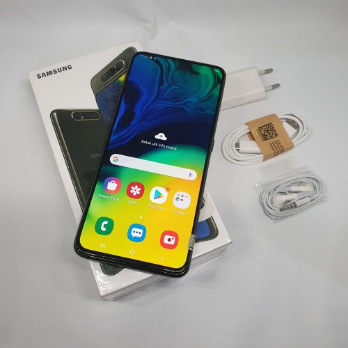 Jual Samsung Galaxy A80 128gb Phantom Black Bekas